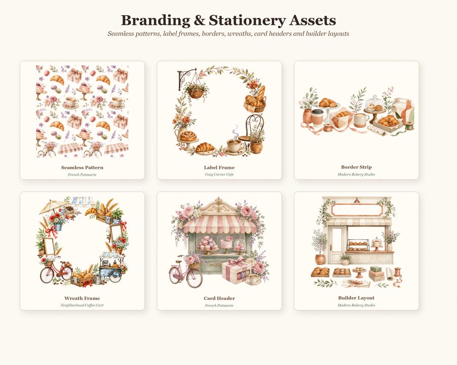 Bakery Cafe Storefront Builder preview