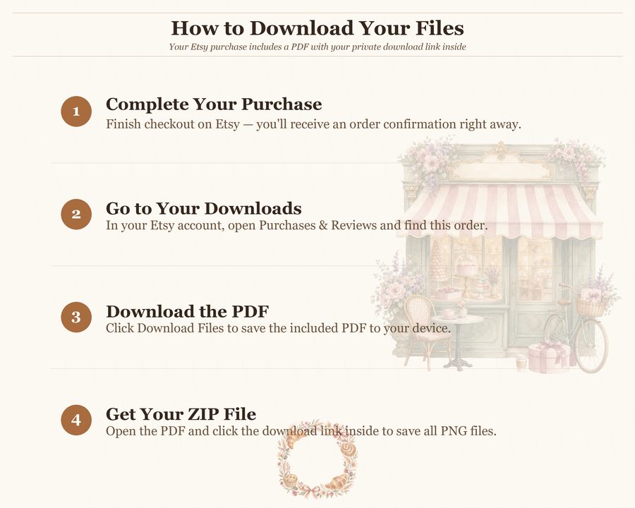 Bakery Cafe Storefront Builder preview