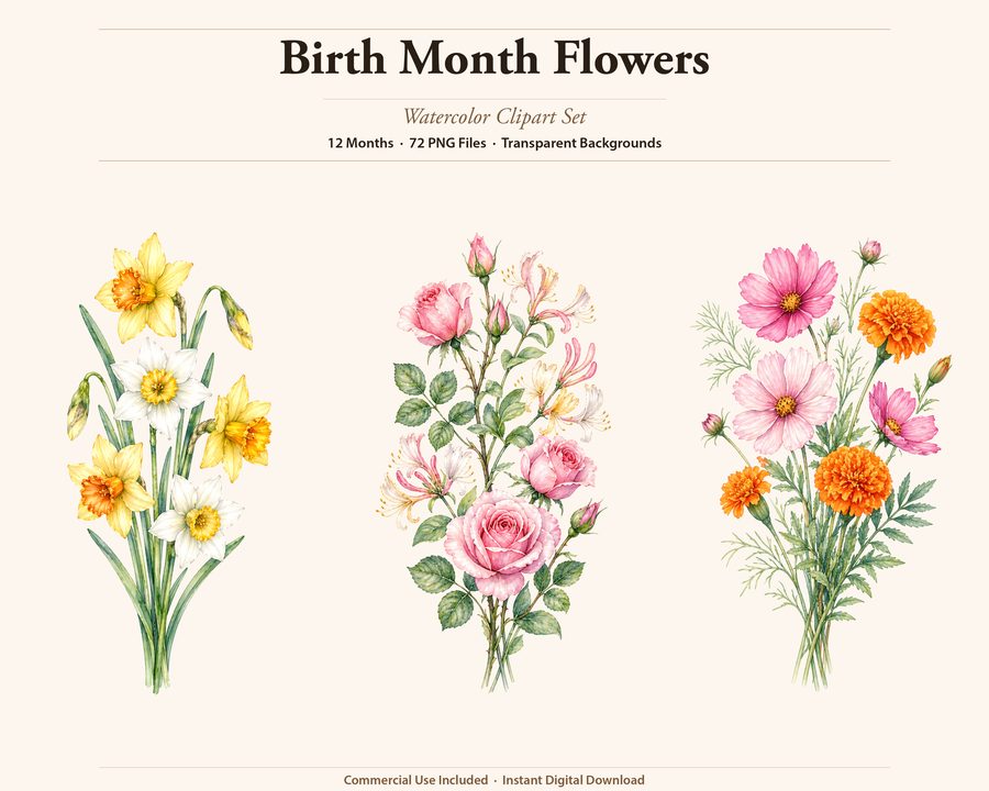 Birth Flowers Regen