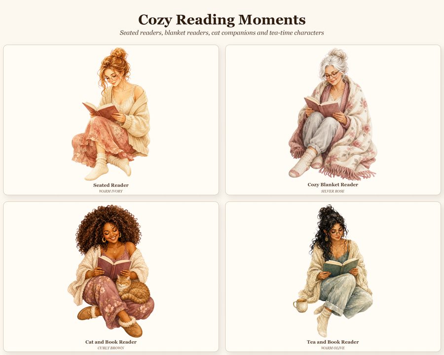 Cozy Book Lover People preview