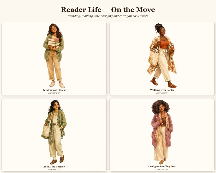 Cozy Book Lover People preview
