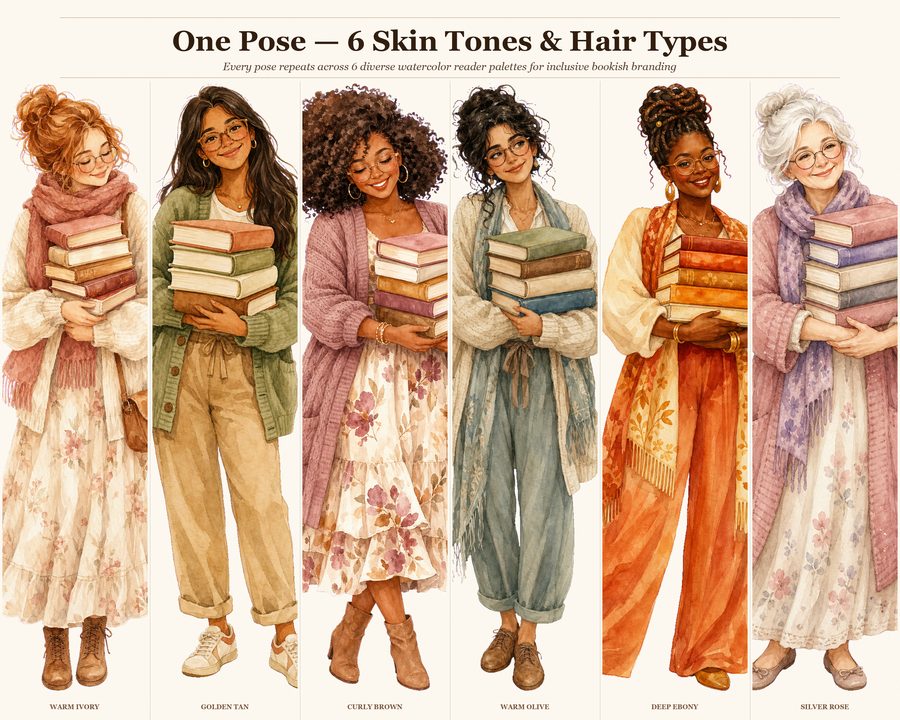 Cozy Book Lover People preview