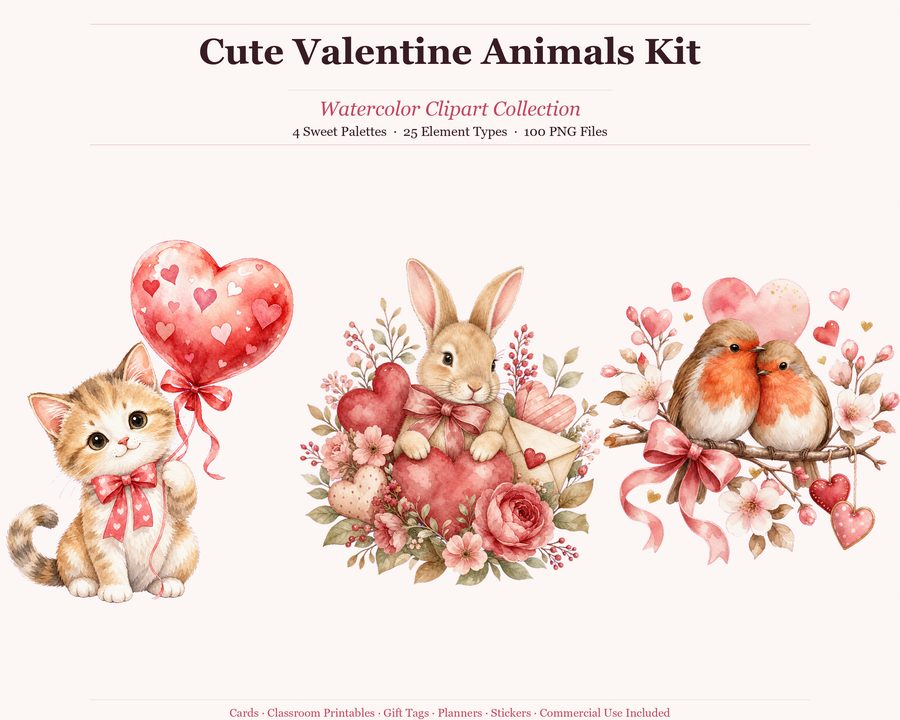 Cute Valentine Animals
