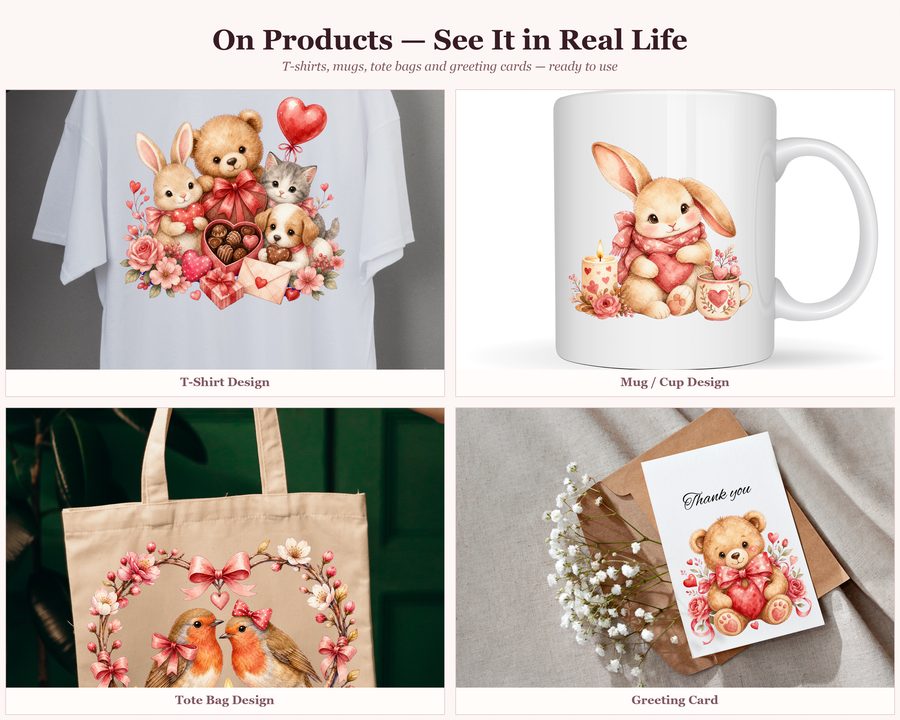 Cute Valentine Animals preview