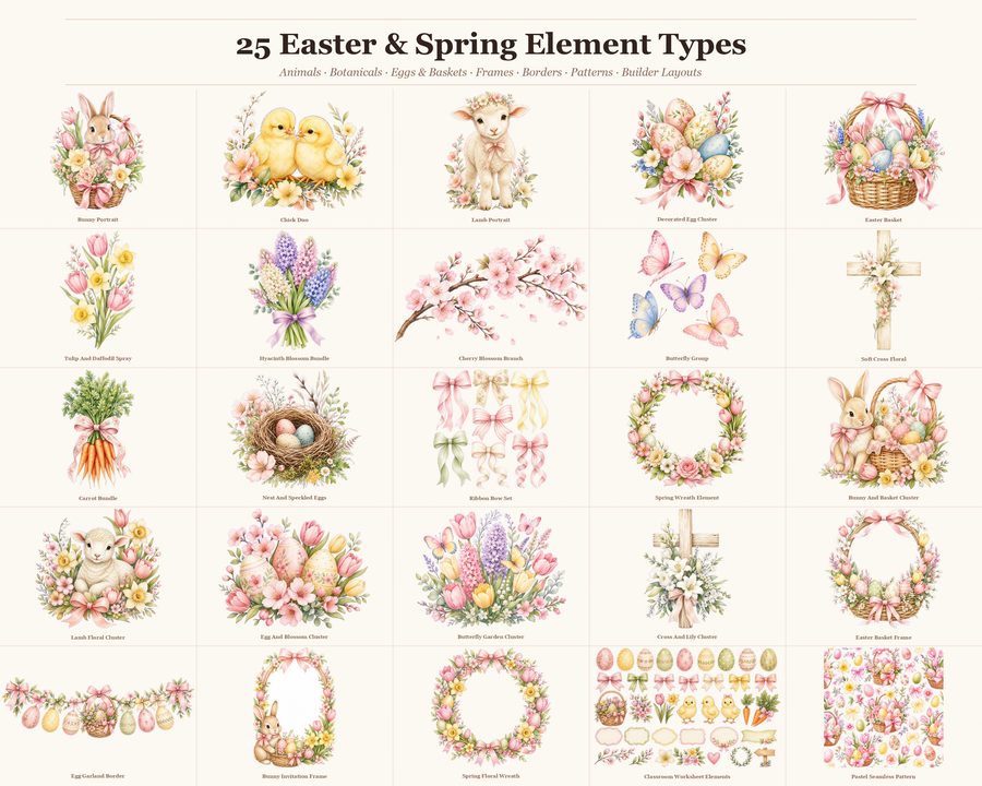 Easter Spring Holiday Builder preview