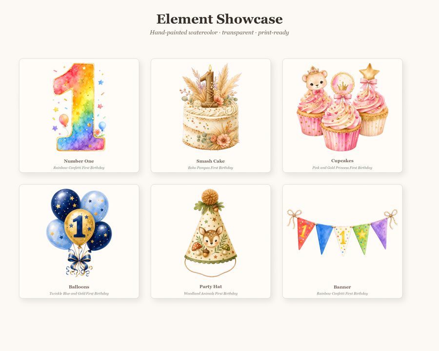 First Birthday Builder preview