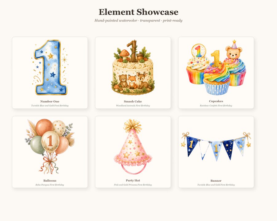 First Birthday Builder preview