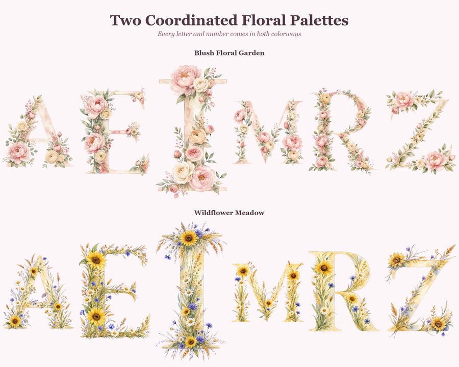 Botanical Alphabet preview