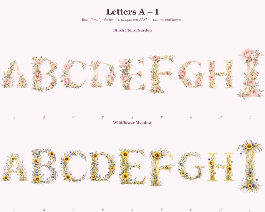 Botanical Alphabet preview