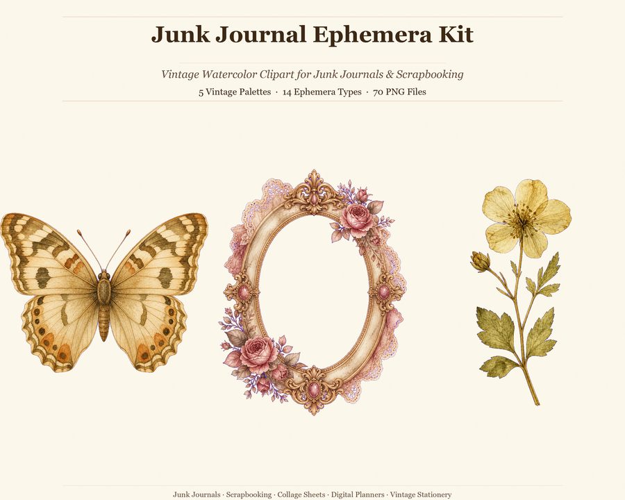 Junk Journal Ephemera