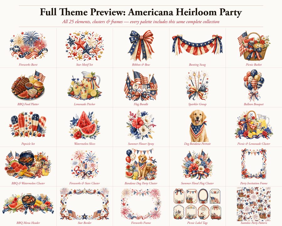 Patriotic Summer Builder preview