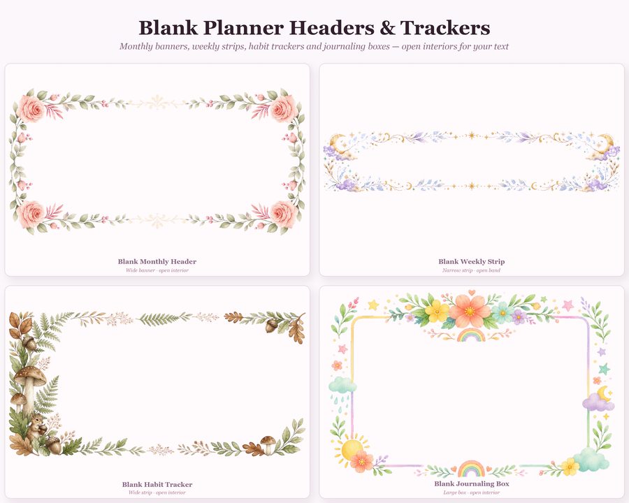 Planner Sticker Builder preview