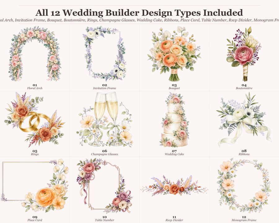 Wedding Builder preview