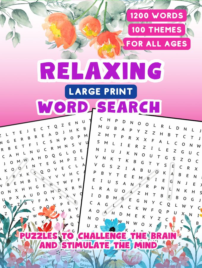 Relaxing Word Search Puzzles